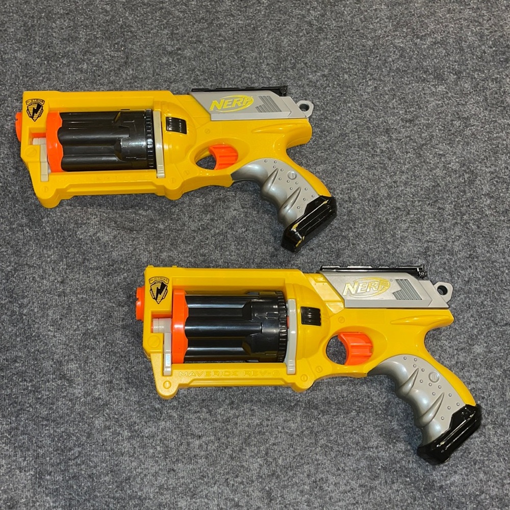 Two Nerf Maverick Rev-6